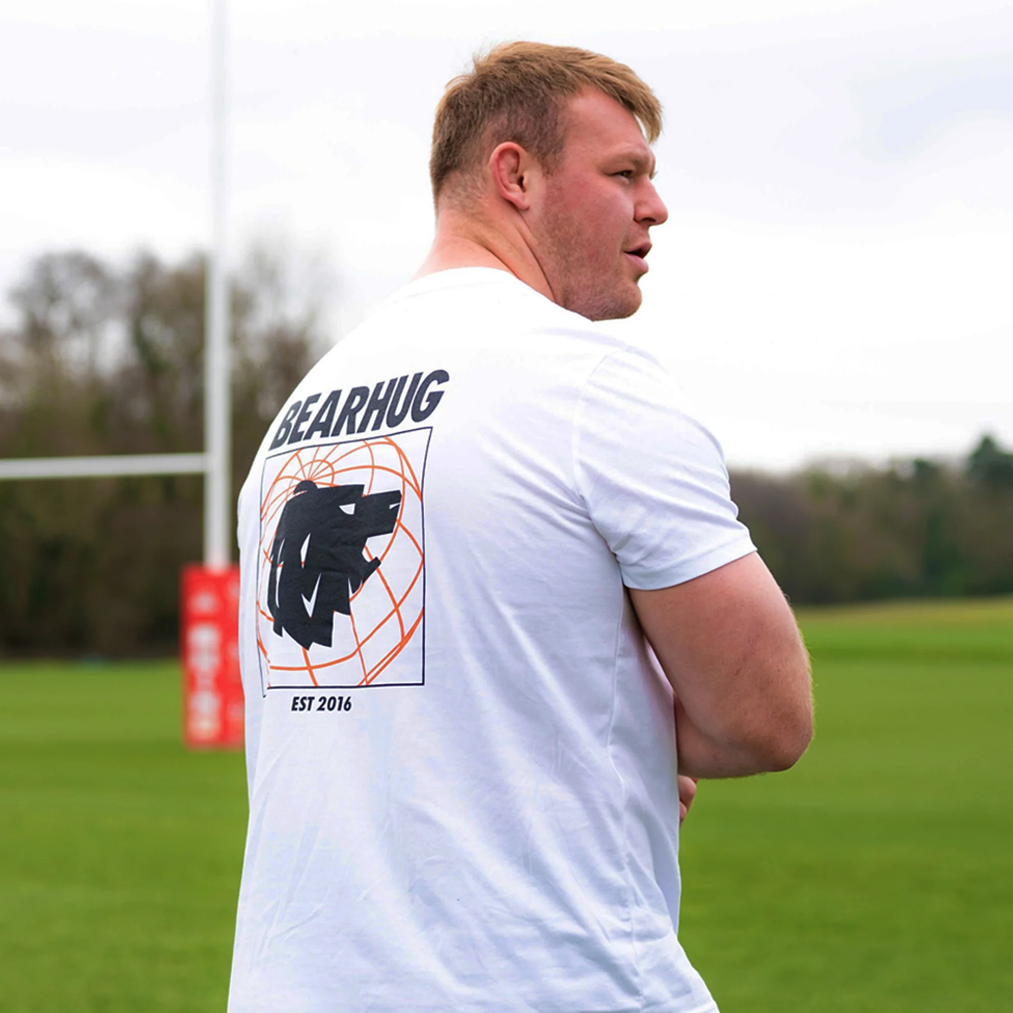 Bearhug - Short Sleeve Tee (T25.1 - White) - Image 5